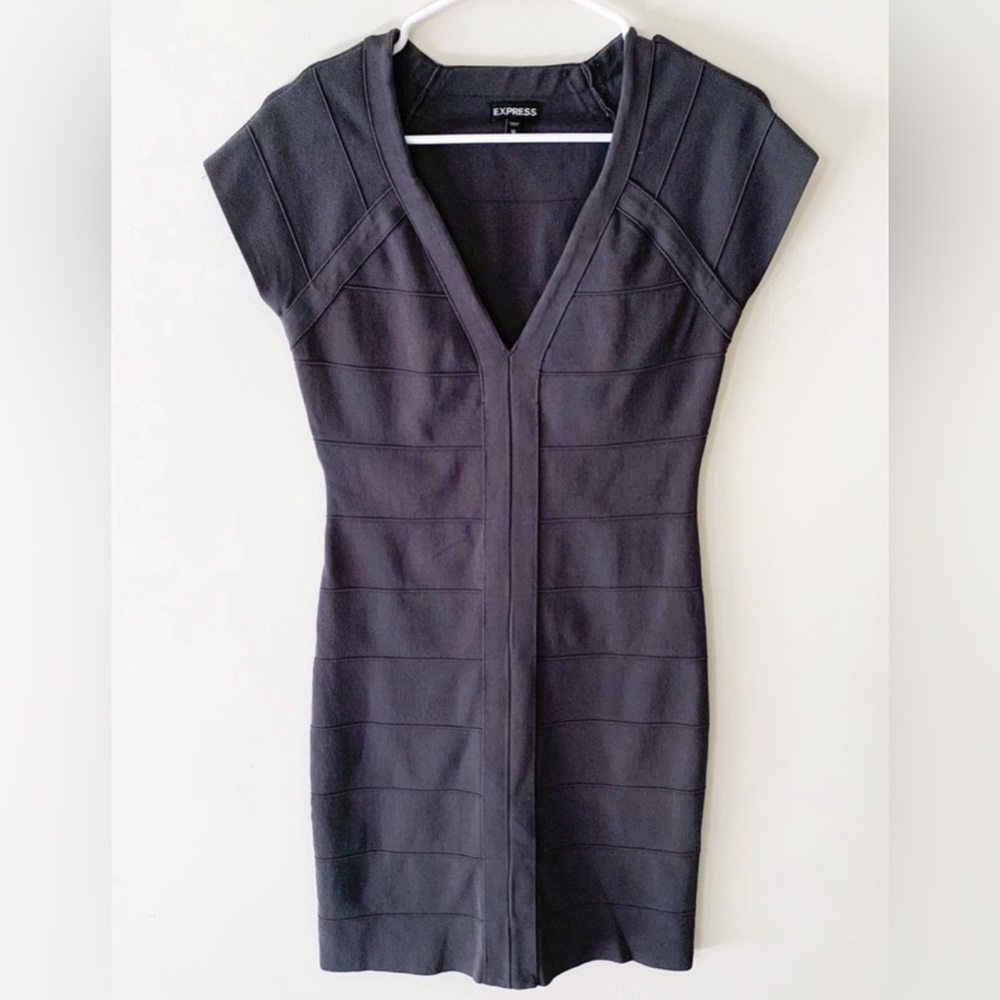 Gray Bandau dress